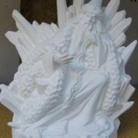 doc holiday 1582 winter wizard (SP 95) 11"H bisqueware