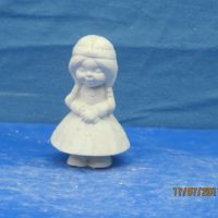 riverview 282  sml indian girl kid  bisqueware