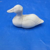 ceramichrome 1013 sml decoy duck (DB 268)  bisqueware