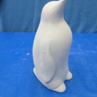 medium penguin smooth  bisqueware