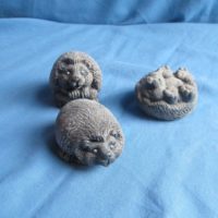 gare 3040 collectible hedgehogs (HD 10) 2"L bisqueware