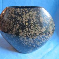 VASE 218  duncan 1110 large pillow vase   bisqueware