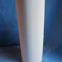 VASE 318 large cylinder vase (tom jones V21) 29cmH,10.5cmW bisqueware