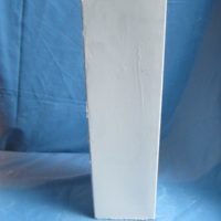 VASE 253 medium square vase  37cmH,11cmW  bisqueware