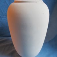 VASE 392 westdale vase 28.5cmH,17cmW bisqueware