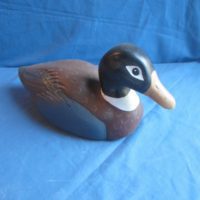 duncan 684 lge decoy duck (DB 19) bisqueware