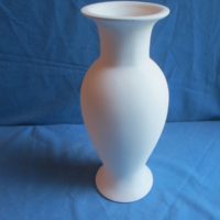 VASE 30 duncan 351A oriental vase  10.25"H  bisqueware