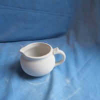 duncan 1145 pottery creamer  4.5/8"W  bisqueware