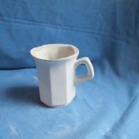 hexagon  mug  bisqueware