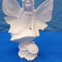 gare 2833 summer fairy 8"H (FA 19) bisqueware