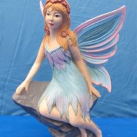 gare 3071 Lge garden fairy debbie 18"H (FA 39) bisqueware
