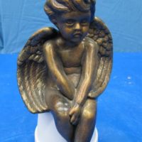 duncan 961 lge cherub sill sitter bisqueware