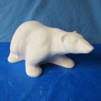img 3246 walking smooth polar bear   bisqueware